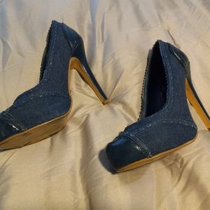 Denim Heels